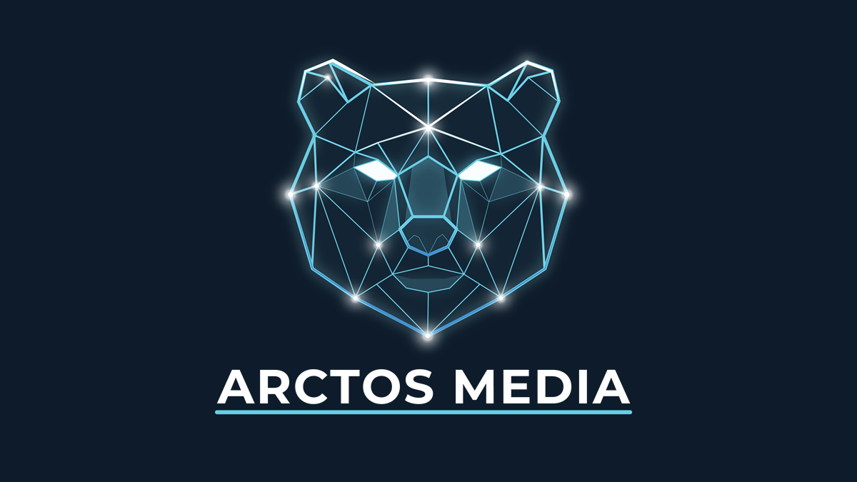 Arctos Media logo: geometric polar bear mark above the Arctos Media wordmark